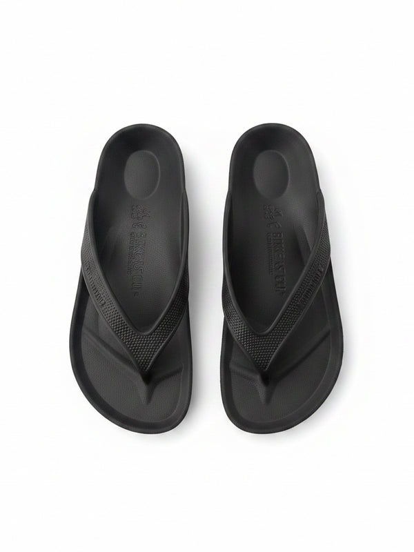 black flip flop
