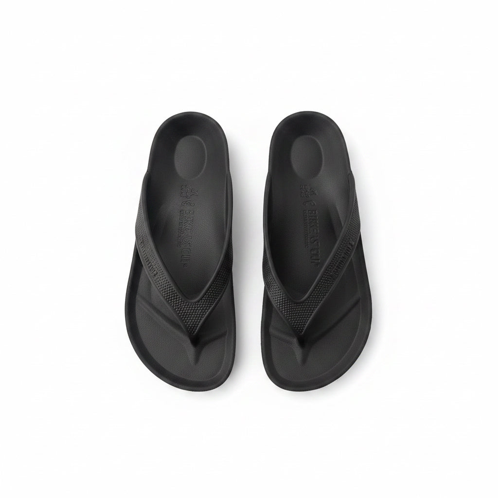 black flip flop
