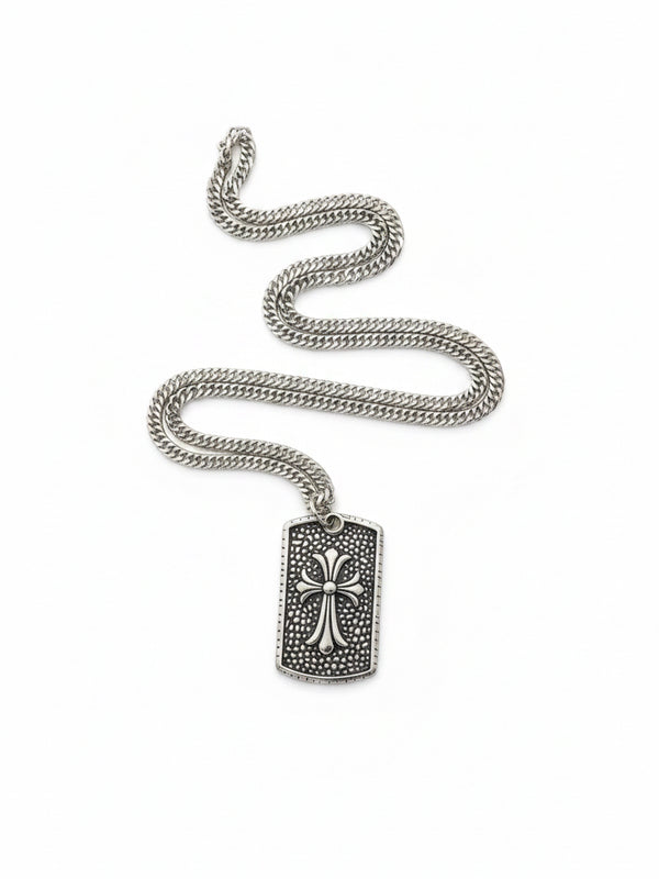 CH G cross plate pendent