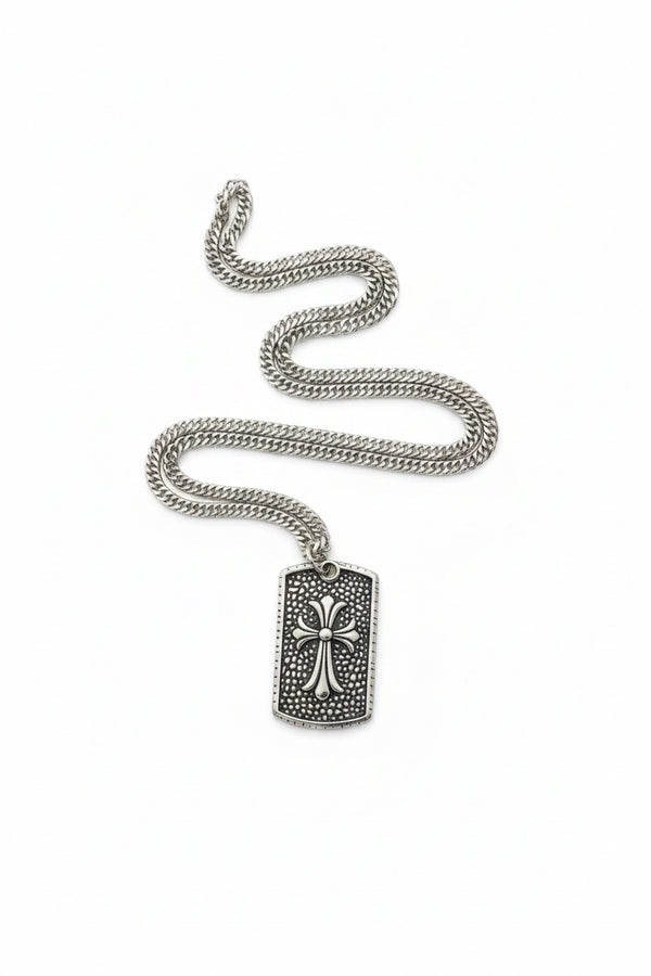 CH G cross plate pendent