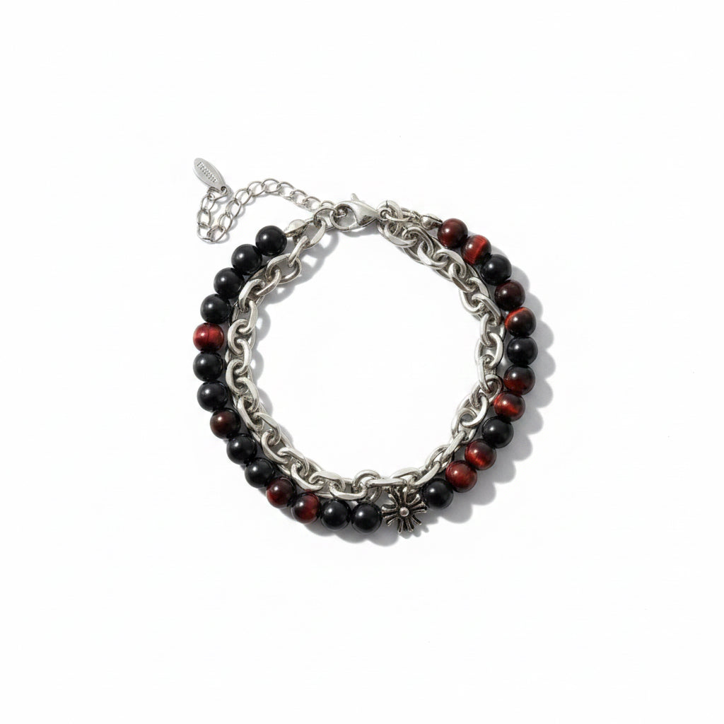 Red shaded black Braclet