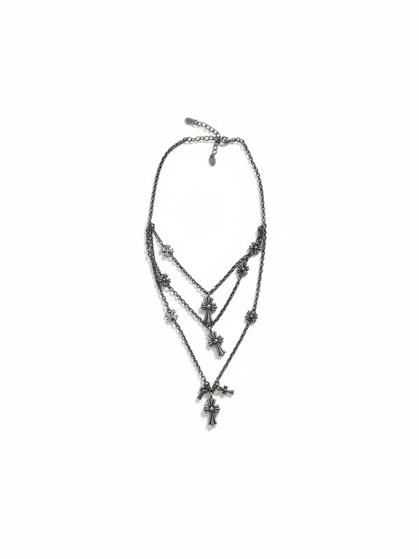 CH G layered cross pendent