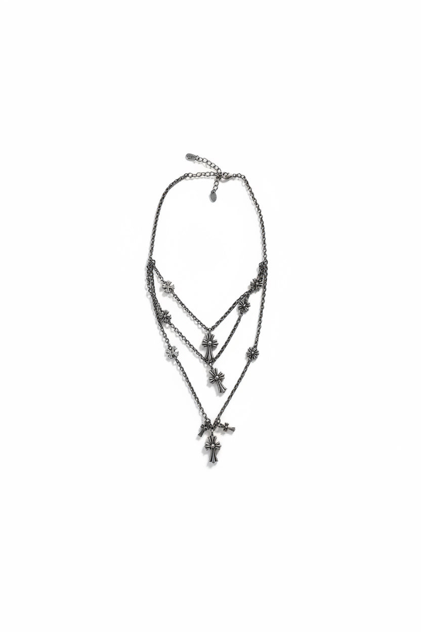 CH G layered cross pendent