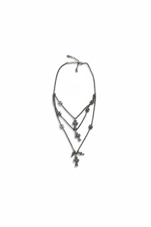 CH G layered cross pendent
