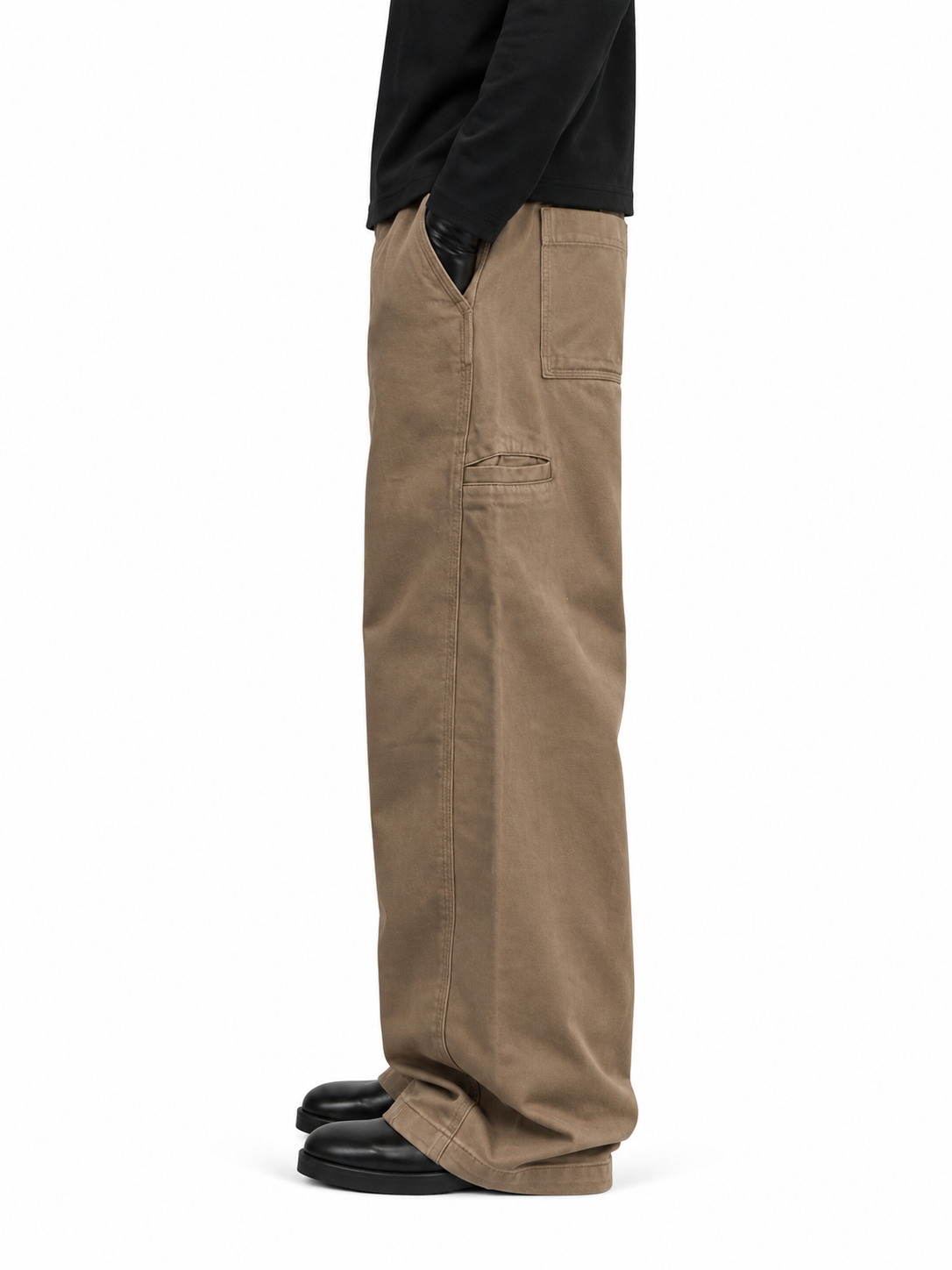Stone Taupe Baggy