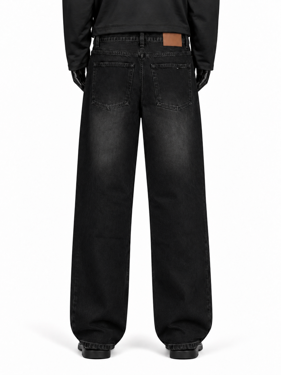 Charcoal Straight Denim