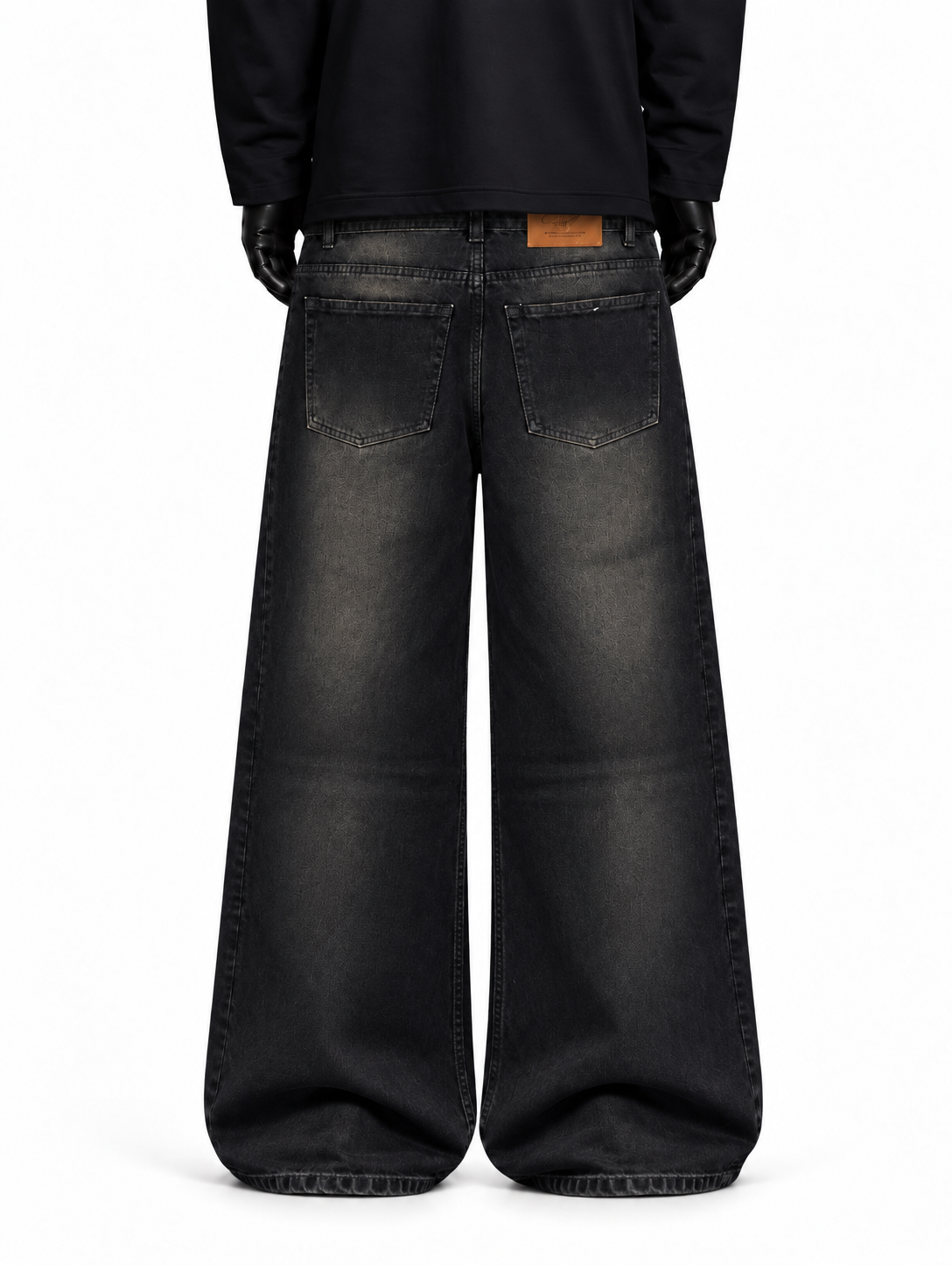 Washed Black Baggy