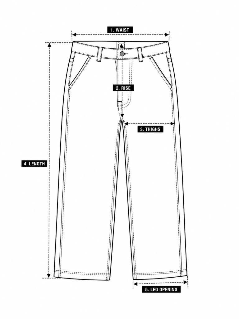 Denim Size Guide